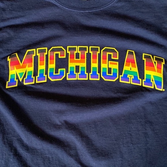 Michigan pride tshirt - rainbow - Picture 1 of 4